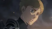 Armin Arlert in uniform, looking toward the next horizon